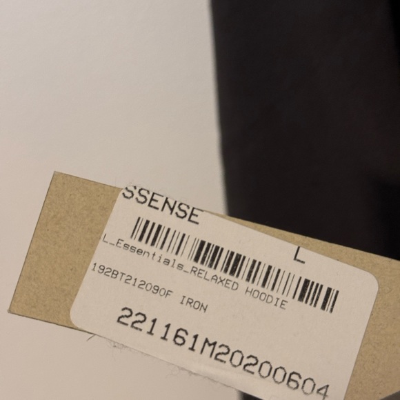 FEAR OF GOD ESSENTIALS Relaxed Hoodie - Iron - Picture 10 of 11